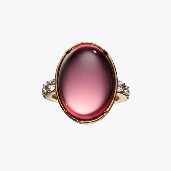 Kurt Geiger London Small Belgravia Ring Red Sz 7/8/9
